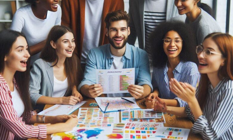 Pessoas sorrindo genealogia mesa mapas