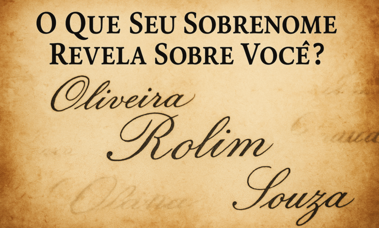 O que seu sobrenome revela sobre voce